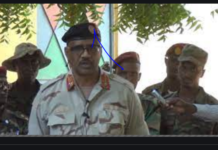 Jeneraal Koronto oo ku hanjabay in Jawaabta ku haboon ay ka bixi doonaan Weerarkii lagu qaaday Jeneraal Tuuruyare