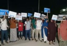 dibad bax looga soo horjeedo Madaxweyne Farmaajo oo xalay ka dhacay Muqdisho