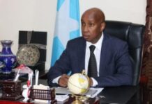 Dowladda Soomaaliya oo ka hadashay Diyaarad laga celiyay garoon ku yaal Gobolka Mudug