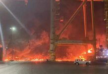 Qarax xooggan oo xalay ka dhacay dekedda DUBAI