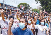 Caruur fara badan oo lagu laayay dalka Myanmar