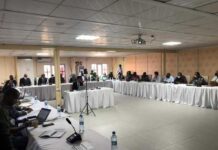 Hay’adaha Amniga Dalka iyo wafdi ka socda Golaha Amniga Midowga Afrika oo shir ku yeelanaya Muqdisho