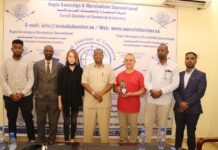 Gudoomiyaha rugta Ganacsiga Somalia oo la kulmay ganacsato Turki ah(Sawiro).