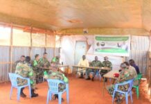 Maamulka degmada Diinsoor oo Ciidanka AMISOM kala shiray la dagaalanka Al-Shabaab