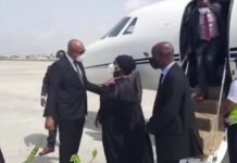 Wasiirka Arrimaha Dibadda Kenya oo soo gaartay Magaalada Muqdisho