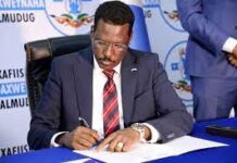 Madaxweynaha Galmudug oo soo saaray liiska musharaxiinta kuraas ka mid ah Aqalka Sare