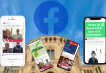 Facbook oo xisbiyada Wadanka Norwey ka helay 9-million kr.