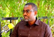 Wasiirka howlaha guud ee Somaliland u jawabay xogeeyaha arrimaha gudaha xisbiga Waddani