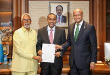 Cabdi Xaashi & Mahdi Guulleed oo dhaleecayn xooggan kala kulmaya Liiska musharaxiinta Aqalka Sare ee ay shaaciyeen.