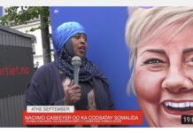 Naciimo Caseyr oo ku baaqday in la doorto xisbiga Høyre.