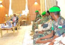Galmudug & AMISOM oo ka wada hadlay sugida amniga Goobaha ay ka dhacayan doorashooyinka