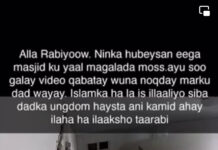 Booliska Norwey oo ka hadlay muuqaal lagu faafiyay baraha bulshada.