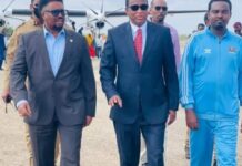 Gudoomiyaha Golaha shacabka Baarlamaanka Soomaaliya oo maanta gaaray Magaalada Baydhabo