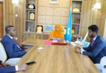 Gudoomiyaha gobolka banaadir oo la kulmay wasiirka Caafimaadka