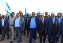 Madaxdii Hore Ee Puntland Iyo Cumar Cabdirashiid Oo Gaaray Magaalada Boosaaso