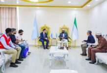 Wafdi ka socda Safaarada Turkiga ee Soomaaliya oo maanta gaaray magaalada Kismaayo