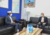 Shariif Sheekh Axmed & James Swan oo kawada hadlay Doorashooyinka Soomaaliya.