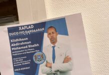 Xaflad lagu taageerayo Xildhibaan Abdirahman Mohamed Shekh oo lagu qabtay Oslo