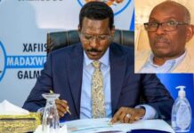 Madaxweynaha Galmudug oo Shaqadiisa dib ugu soo celiyay Wasiirka Arrimaha Gudaha