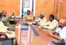 Taliska Booliiska iyo Howlgalka ATMIS oo ka shiray Amniga Doorashada Madaxweynaha