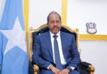 Madaxweynaha JFS oo maalinta Berri ah ku wajahan Magaalada Baydhabo ee Caasimadda KMG ee KGS.