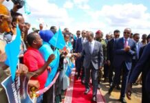 Sida Madaxweyne Xasan Sheekh loogu soo dhaweeyay Baydhabo