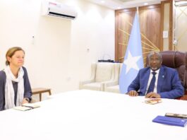 Safiirka UK oo Guddoomiyaha golaha Shacabka doorashada Madaxweynaha kala hadalay