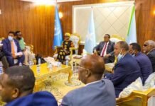 Cali Guudlaawe Oo Qaabilay Ku Xigeenka Ergayga Gaarka Ah Ee QM U Qaabilsan Somalia